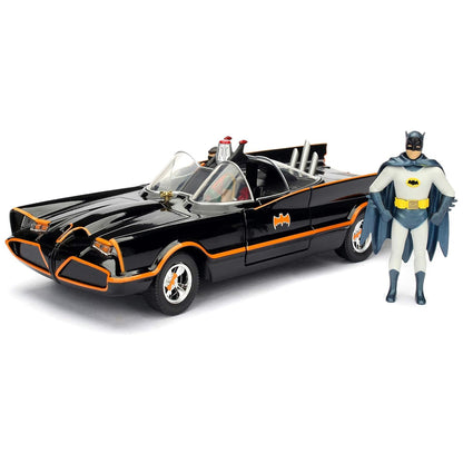 Jada Batman 1966 Classic Batmobile 1:24 Die-Cast Model with Batman Figure