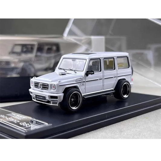 LMF 1/64 Scale Mercedes-Benz G63 White Diecast Car Model Toy Collection Gift - Jaiman Toys