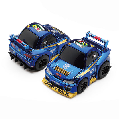 MINI GT 1:64 (Blister Pack) Qube Carz Nissan Silvia S15 LB-Super Silhouette Fausto Racing #555 – 014