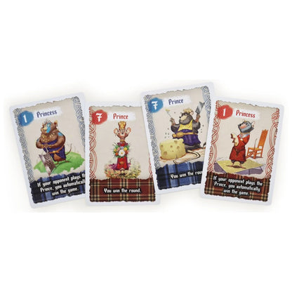 Brave Rats Card Game by Blue Orange Games – Strategic Bluffing & Deduction Game for 2 Players (Ages 8+)
