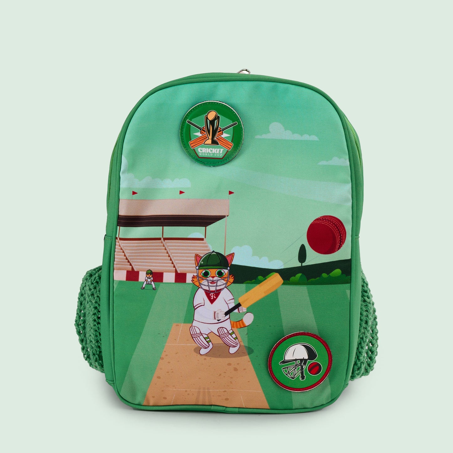 Filli & Me Filli Plays Cricket HugBag | 17L Kids School Backpack for Ages 6–7 Years | Lightweight School & Travel Bag