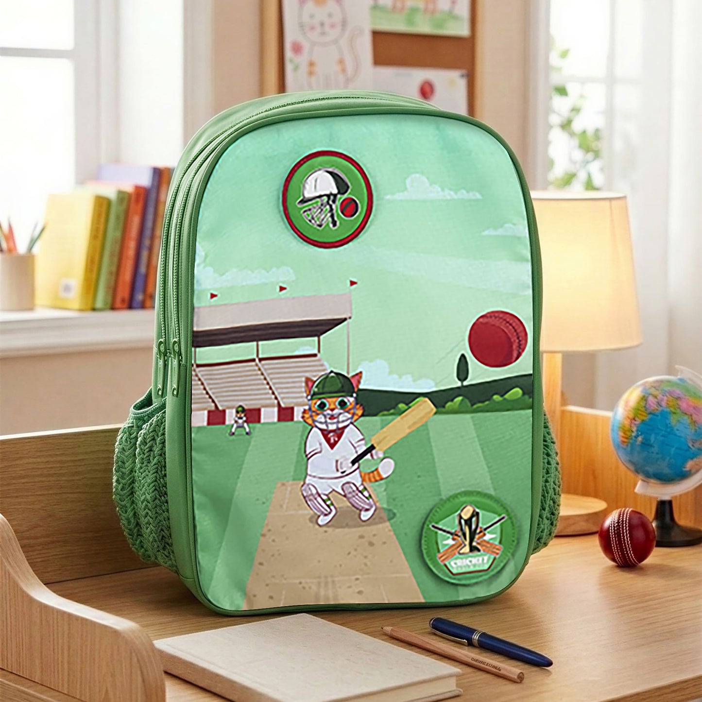 Filli & Me Filli Plays Cricket HugBag | 17L Kids School Backpack for Ages 6–7 Years | Lightweight School & Travel Bag