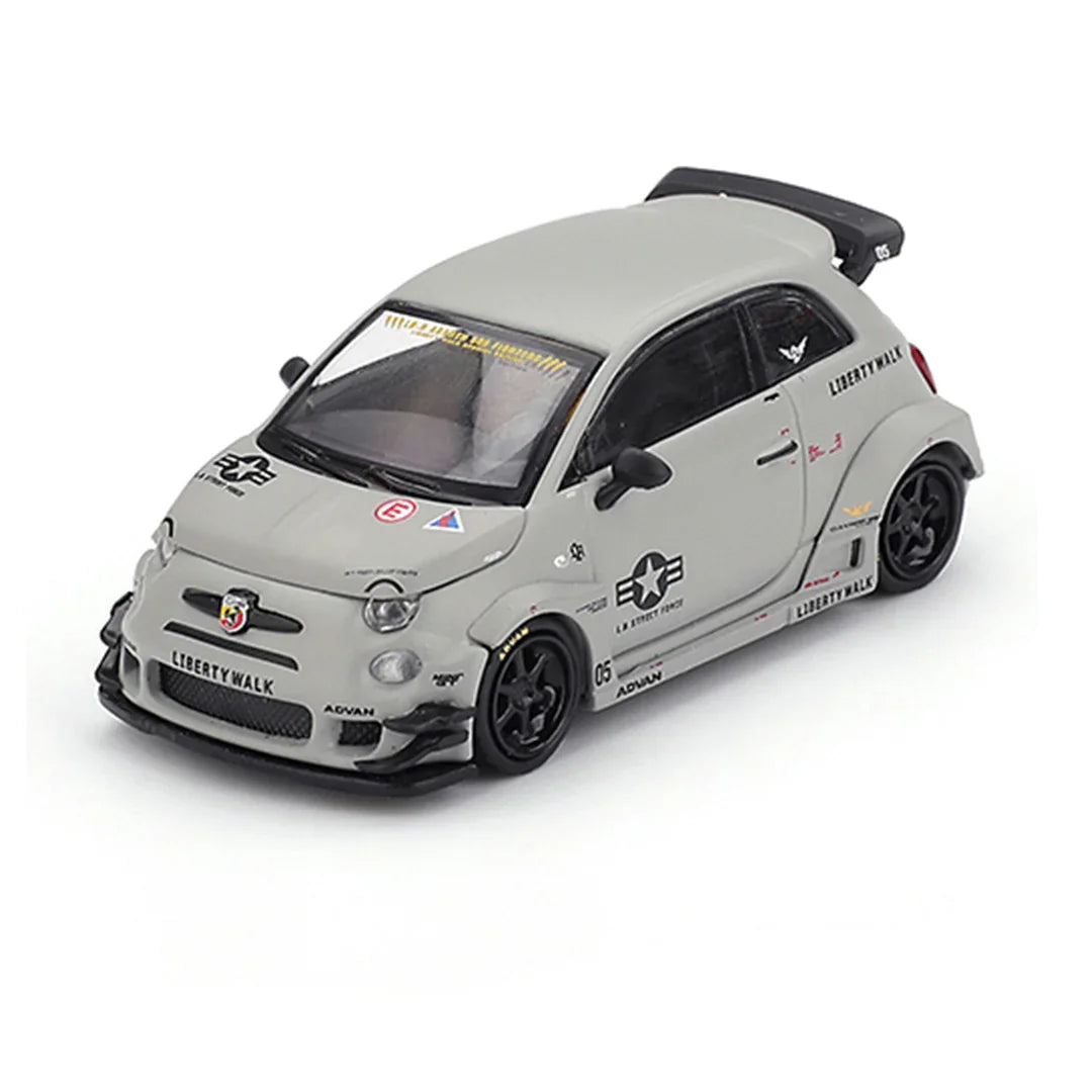 Mini GT 1;64 Abarth 595 LB-WORKS × Abas Works Fighters Diecast Scale Model Car