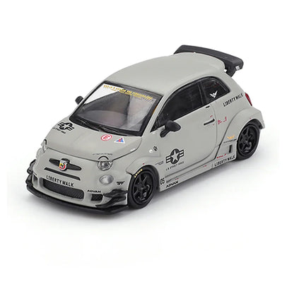 Mini GT 1;64 Abarth 595 LB-WORKS × Abas Works Fighters Diecast Scale Model Car