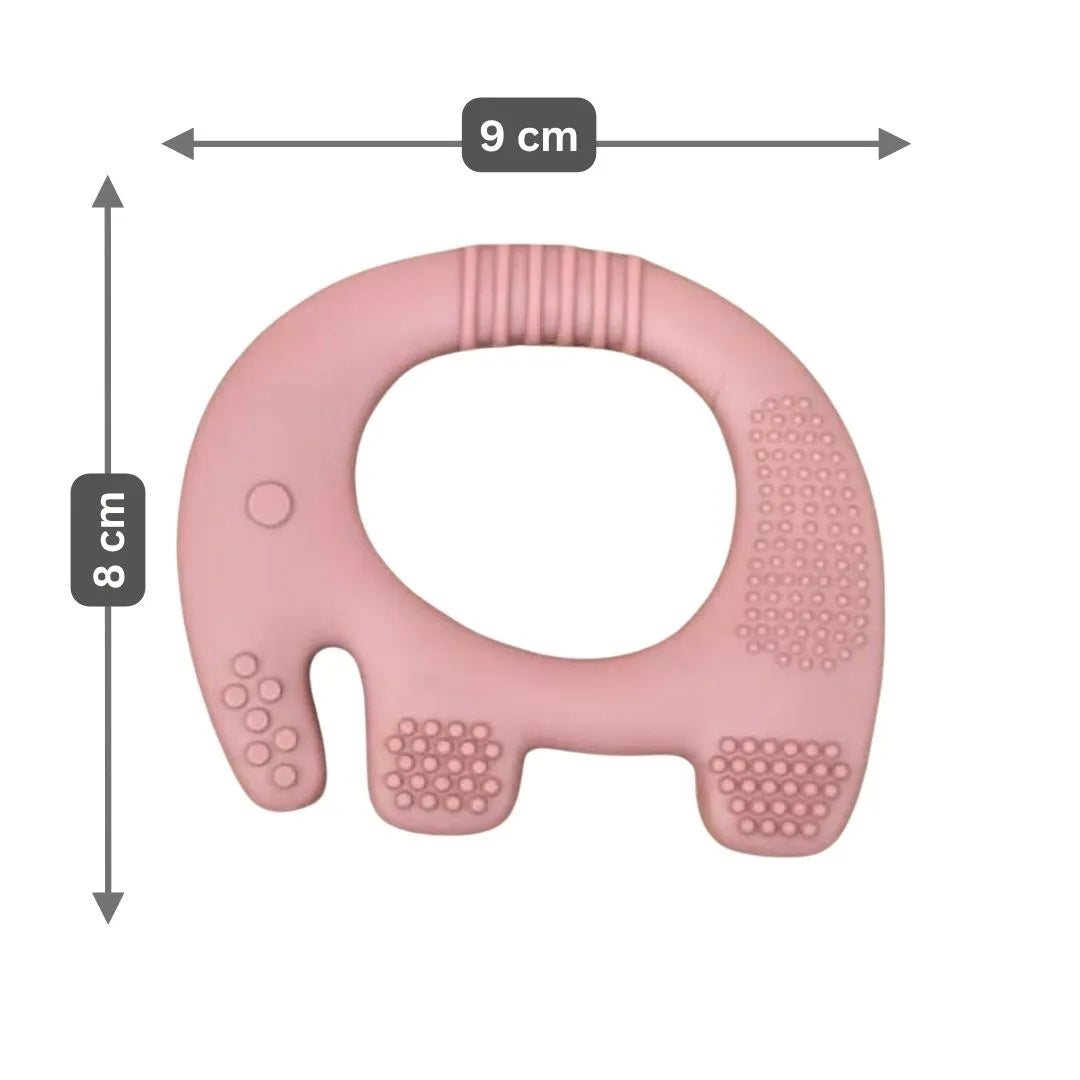 LiLLBUD Ellie Grip Teether Beige and Pink Set of 2