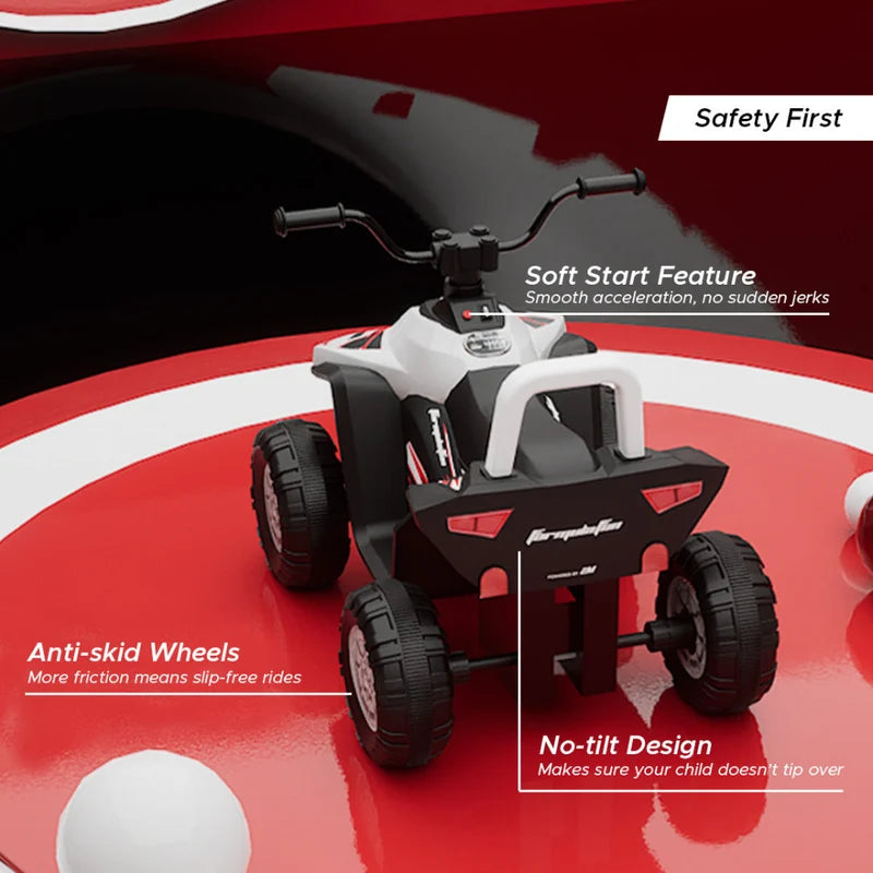 Emotorad Formula Fun Turbo Trek ATV (White)