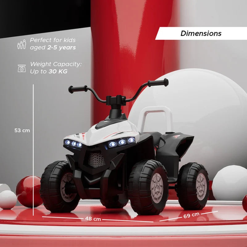 Emotorad Formula Fun Turbo Trek ATV (White)