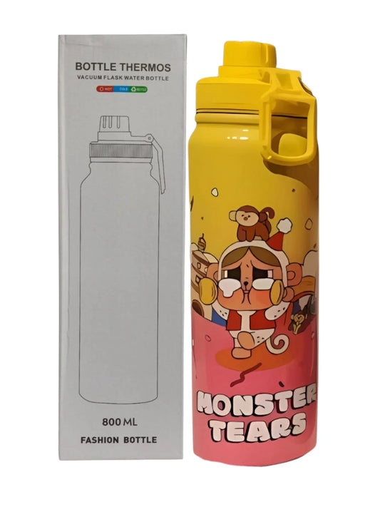 Bottle Thermos Fashion Bottle Vacuum Flask Water Bottle" With An 800ml Capacity, Designed To Keep Liquids Hot Or Cold - Jaiman Toys