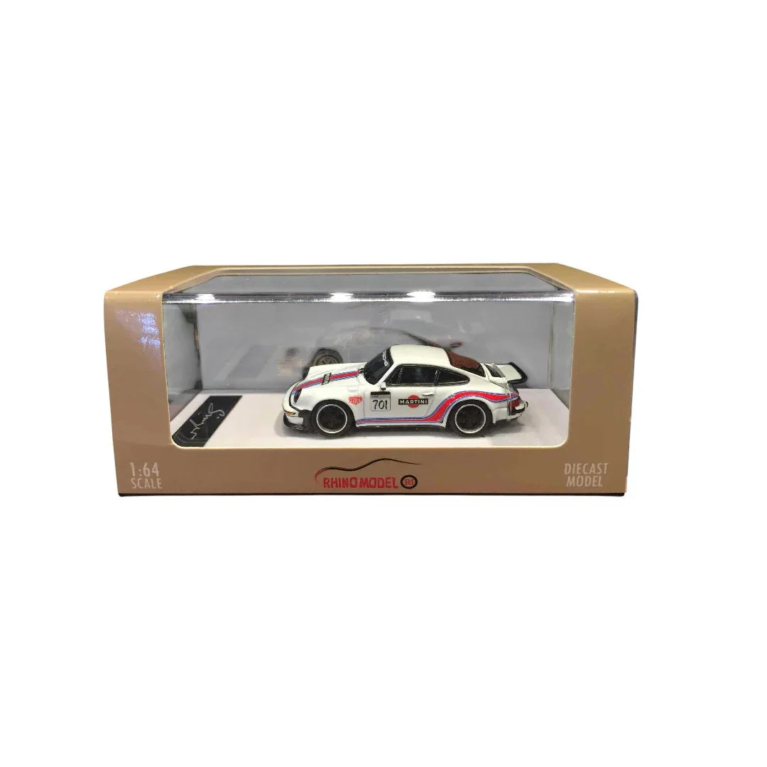 Rhino Model 1:64 Scale Porsche 911 Martini Racing Turbo Martini Diecast Model Car - Jaiman Toys