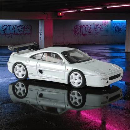 Classic Lover F355 White 1:64 Scale Diecast Car Model – Collector’s Edition