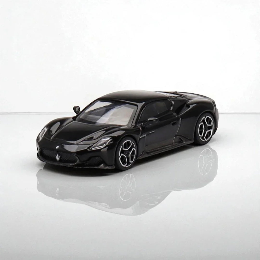 RMZ Hobby 1:32 Maserati MC20 Die-Cast Model Car – Black with Openable Doors, Pull-Back Action, Light & Sound (664982) - Jaiman Toys