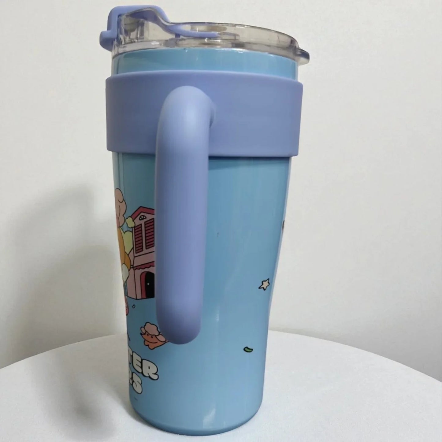 Nice Holiday Stainless Steel Cute Sipper Water Bottle – 860ml | Ideal for Office, Gym, & Travel - Jaiman Toys