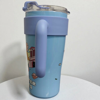 Nice Holiday Stainless Steel Cute Sipper Water Bottle – 860ml | Ideal for Office, Gym, & Travel - Jaiman Toys