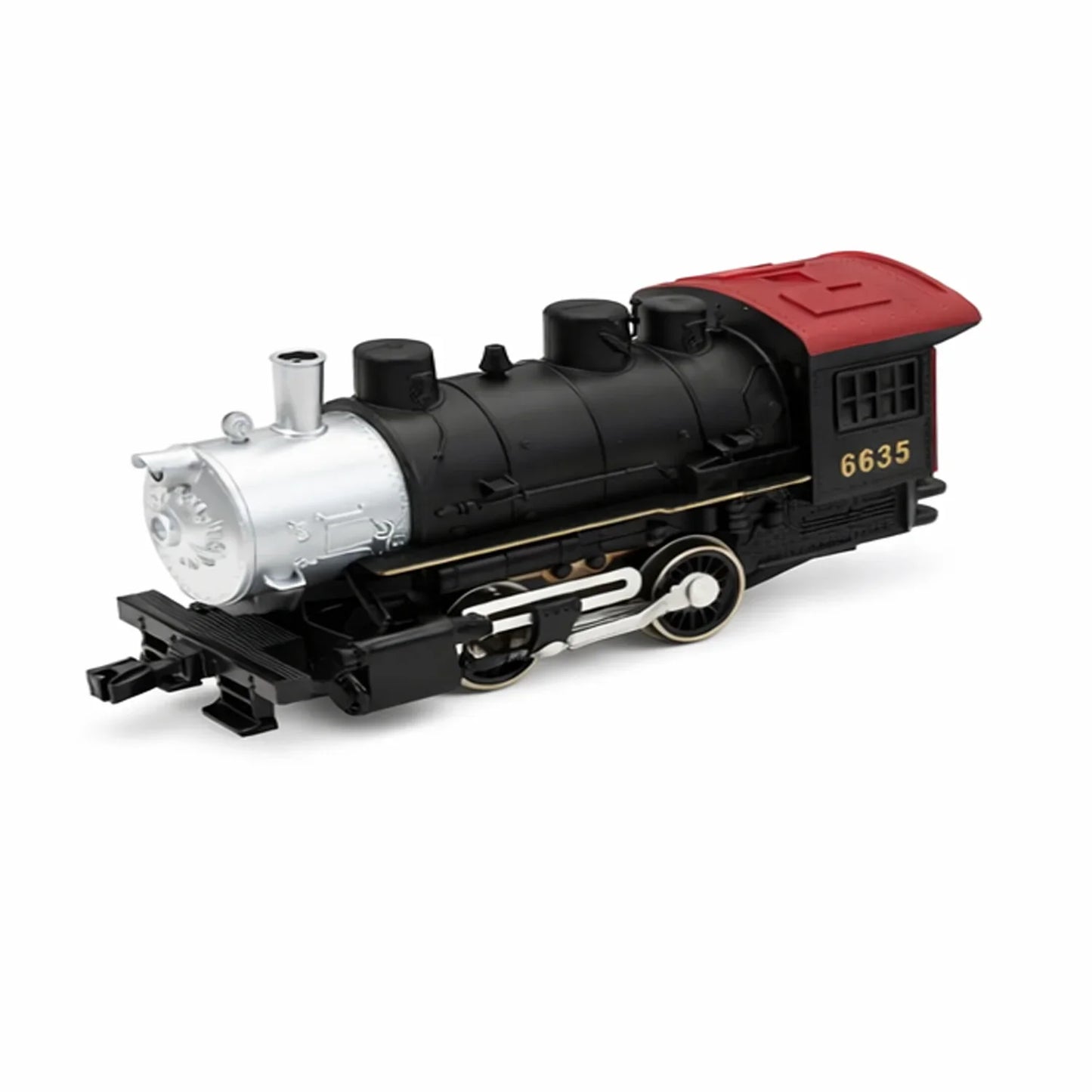 HANFIY 96351 HO Scale Santa Fe Steam Locomotive – Classic Coal Power Train Model 1:87