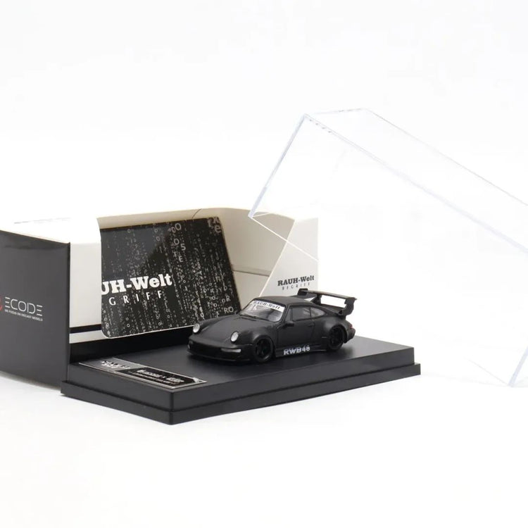 Decode 1:64 Porsche RWB Wide-Body Modified Diecast Model Car – Premium Black Edition Collector Car