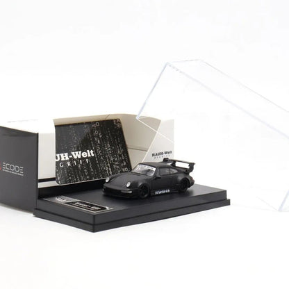 Decode 1:64 Porsche RWB Wide-Body Modified Diecast Model Car – Premium Black Edition Collector Car