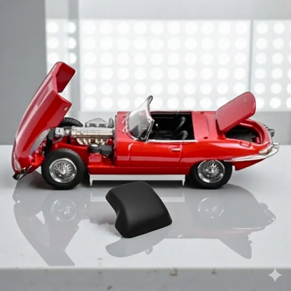 GFCC 1:64 1961 Jaguar E-Type Roadster Red Diecast Car Model