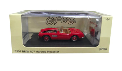 GFCC 1:64 Scale For BMW 507 Hardtop Convertible Roadster 1957 Red Diecast Car Model - Jaiman Toys
