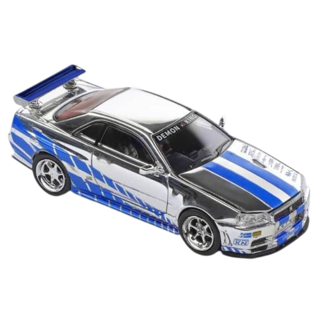 DEMON KING 1:64 Nissan Skyline GT-R34J DKA-054 Chase Car