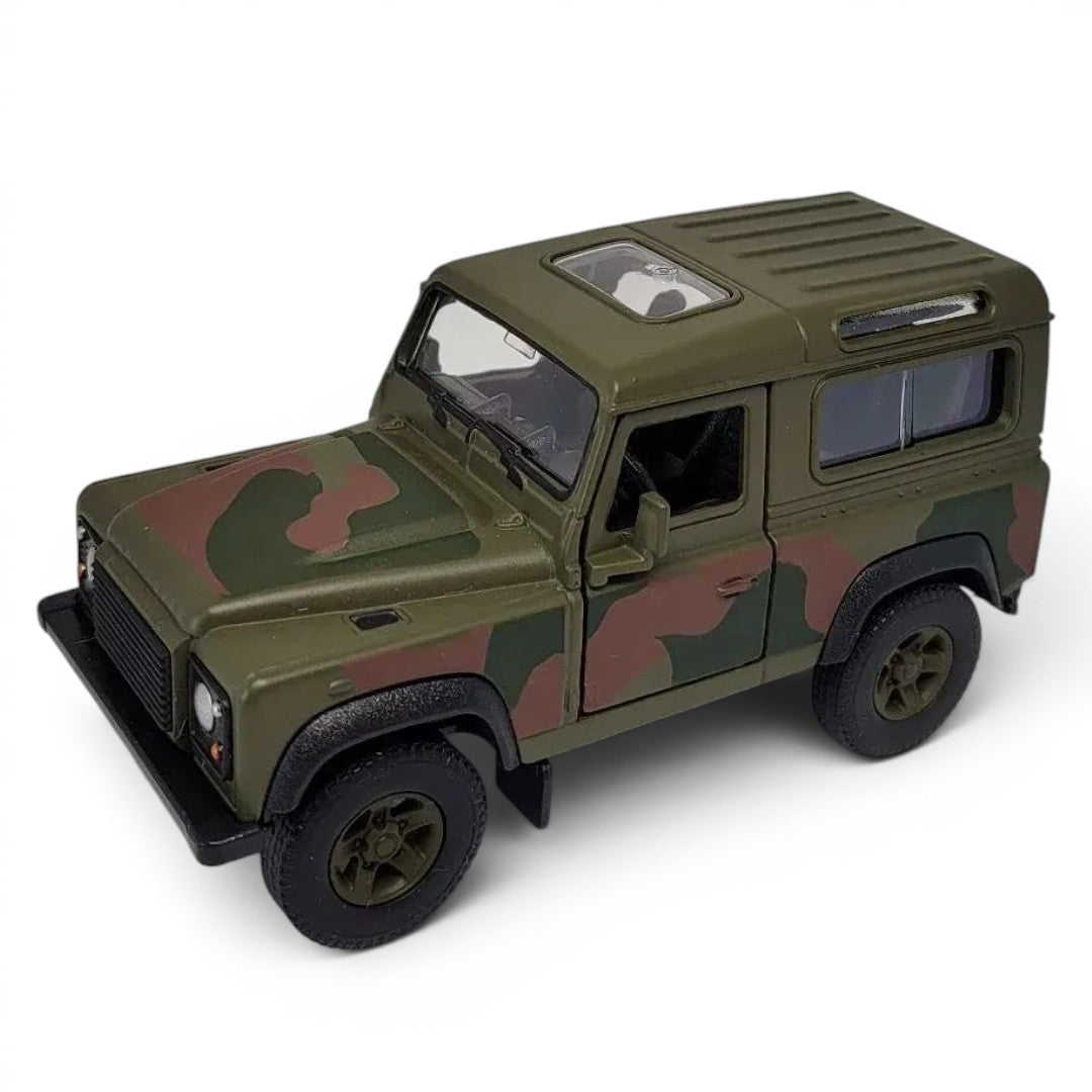 Welly 1:38 Land Rover Defender Military Camouflage Die-Cast Model