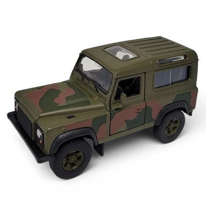 Welly 1:38 Land Rover Defender Military Camouflage Die-Cast Model