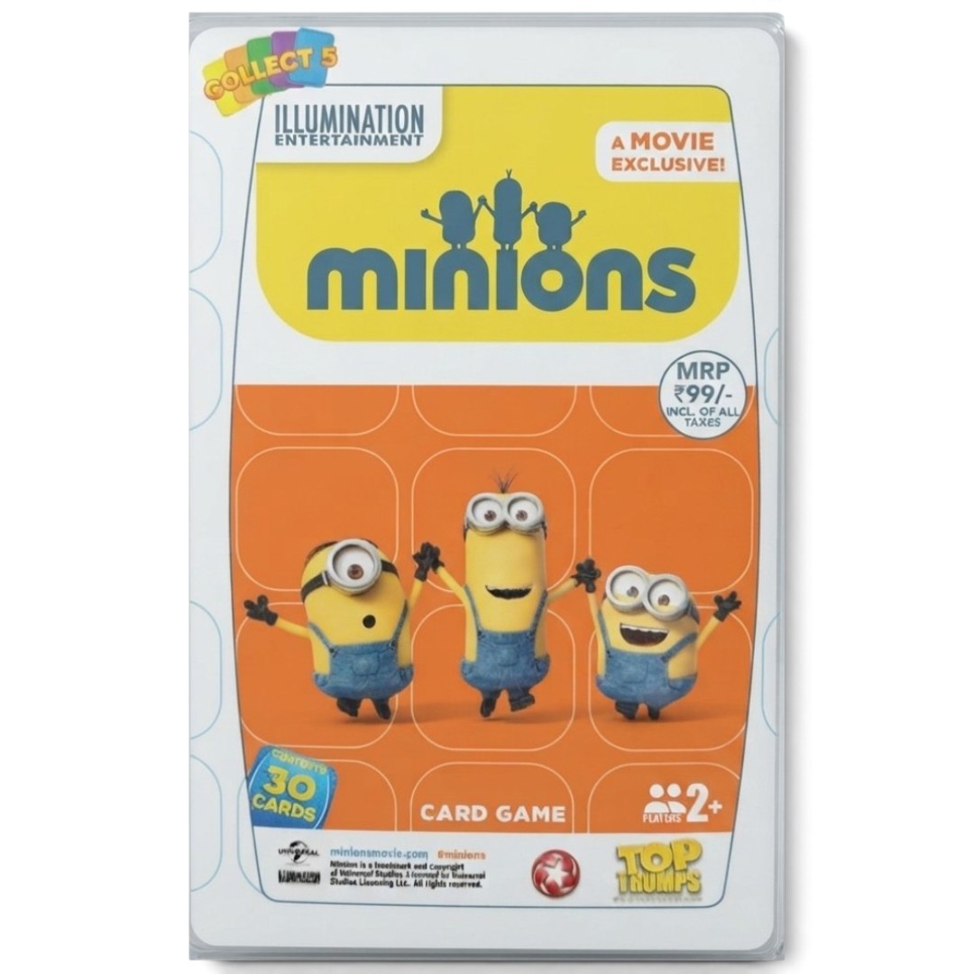 Top Trumps Minions Card Game – 30 Cards, 2+ Players
