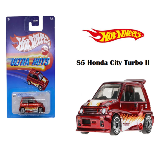 Hot Wheels Ultra Hot Car- 85 Honda City Turbo II - HDG52