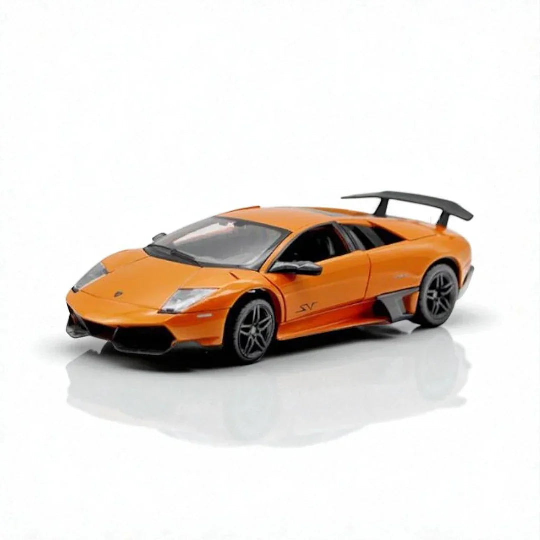 Rastar 1:24 Lamborghini Murcielago LP 670-4 SV Die-Cast Car Model-Yellow (39300) - Jaiman Toys
