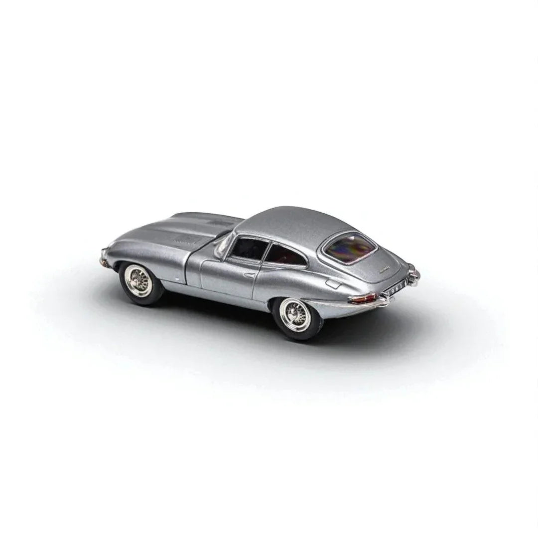 1/64 GFCC 1961 Jaguar E-Type Coupe - Iron Grey Diecast Car Model - Jaiman Toys