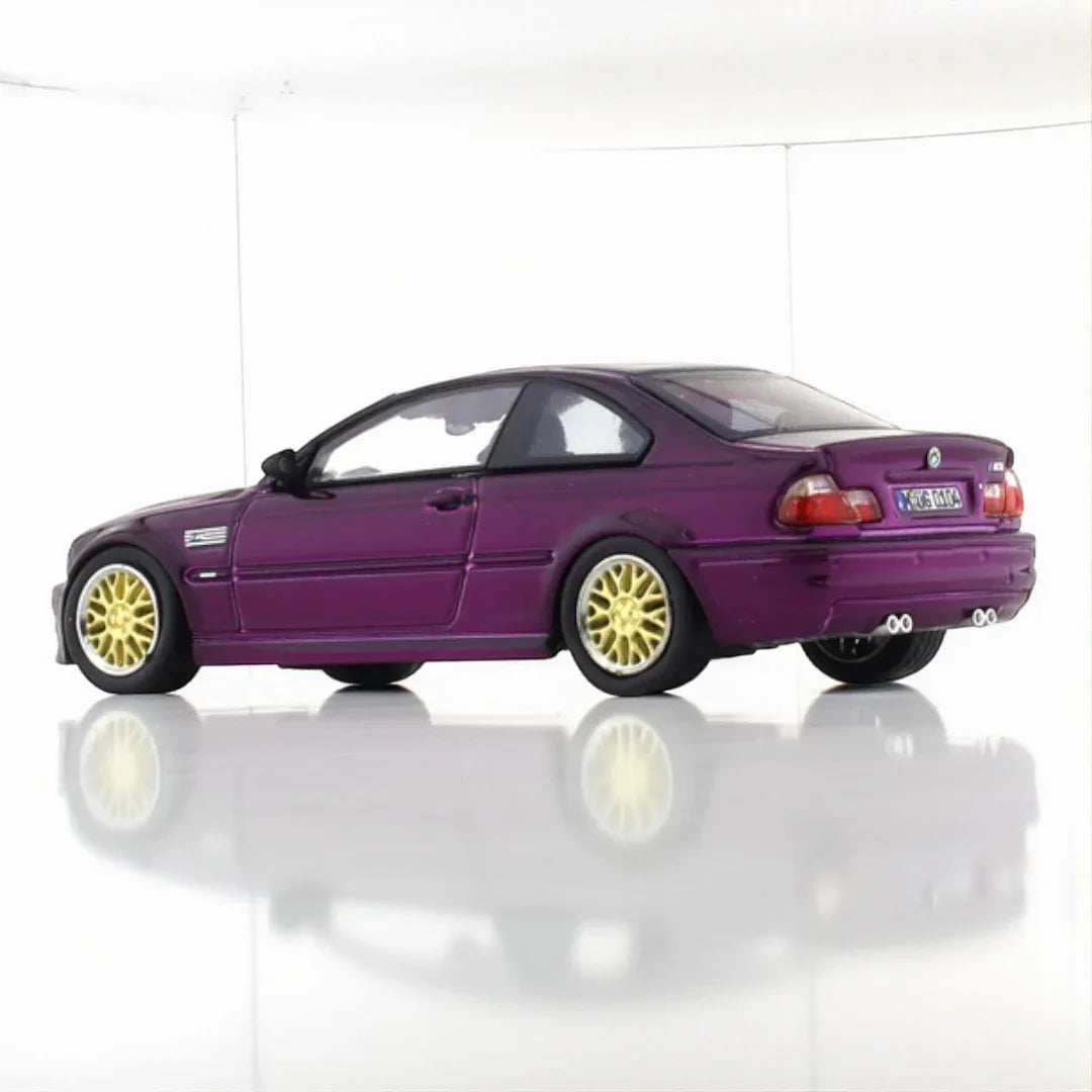 Stance Hunters  1:64  x High Rev Series BMW E46 M3 Purple -Diecast Car