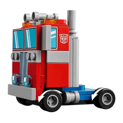 LEGO 40803 Transformers Brickheadz Optimus Prime Robot & Vehicle Set |Buildable Robot & Truck Model with Spinning Wheels Collectible Toy for Ages 10+