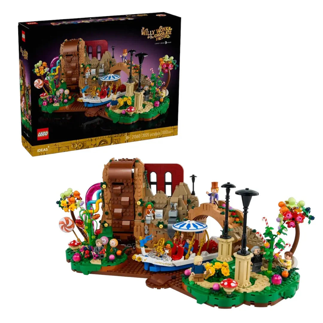 LEGO® Ideas 21360 Willy Wonka & the Chocolate Factory Collectors’ Building Kit (2025 Pieces)