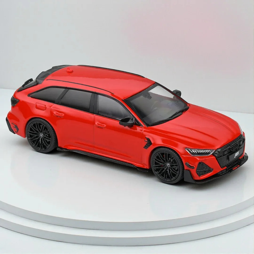 Solido 1:43 ABT RS6-R 2022 (Audi RS6 Avant C8) Misano Red Diecast Model Car – S4310706