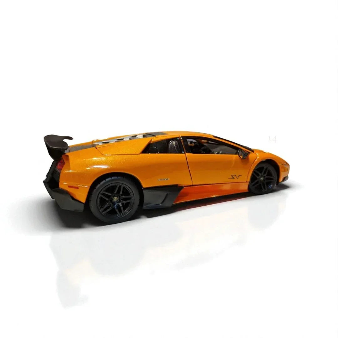 Rastar 1:24 Lamborghini Murcielago LP 670-4 SV Die-Cast Car Model-Yellow (39300) - Jaiman Toys