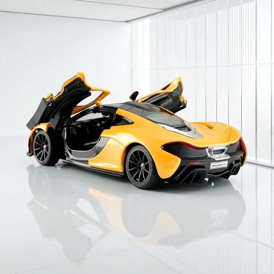 Rastar 1:24 McLaren P1 Die-Cast Model – Yellow | Openable Doors (56700) - Jaiman Toys