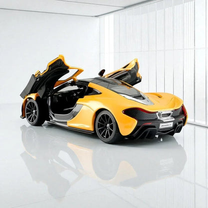 Rastar 1:24 McLaren P1 Die-Cast Model – Yellow | Openable Doors (56700) - Jaiman Toys