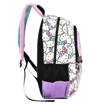 Smiggle 15-Inch Premium Hello Kitty Backpack – School Bag for Girls with Padded Straps
