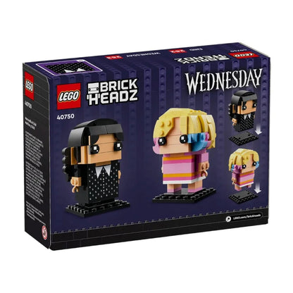 LEGO® 40750 BrickHeadz™  Wednesday & Enid | Collectible Building Set  (239 Piece ) for Kids (Ages 10+)