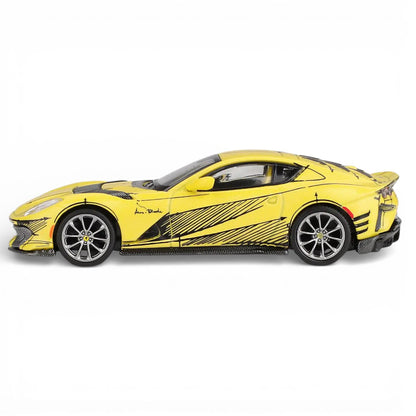 BBR Models 1:64 Scale  Ferrari Yellow Limited Edition Diecast Car – Premium Collectible
