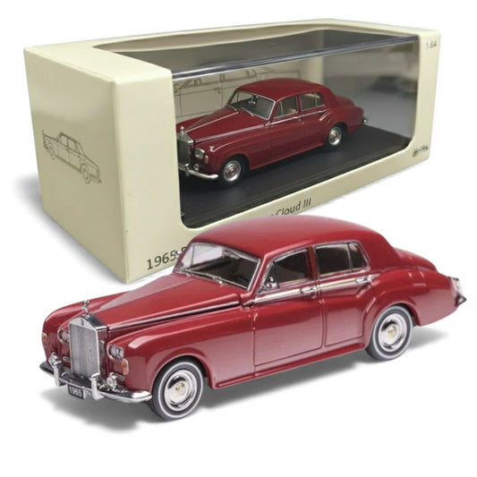 GFCC 1:64 Scale 1965 Rolls-Royce Silver Cloud III Red Diecast Car Model