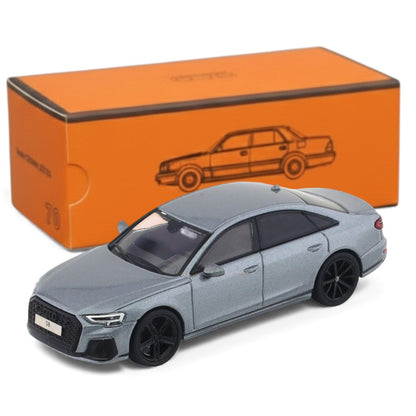 GCD 1:64 Audi S8 (D5) 2021 LHD – Gray Metallic | Premium Diecast Model Car