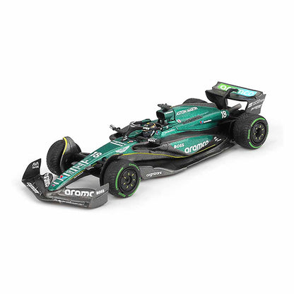 MINI GT 1:64 Aston Martin AMR24 #18 Lance Stroll 2024 Canadian GP Formula One Die-Cast Model Car