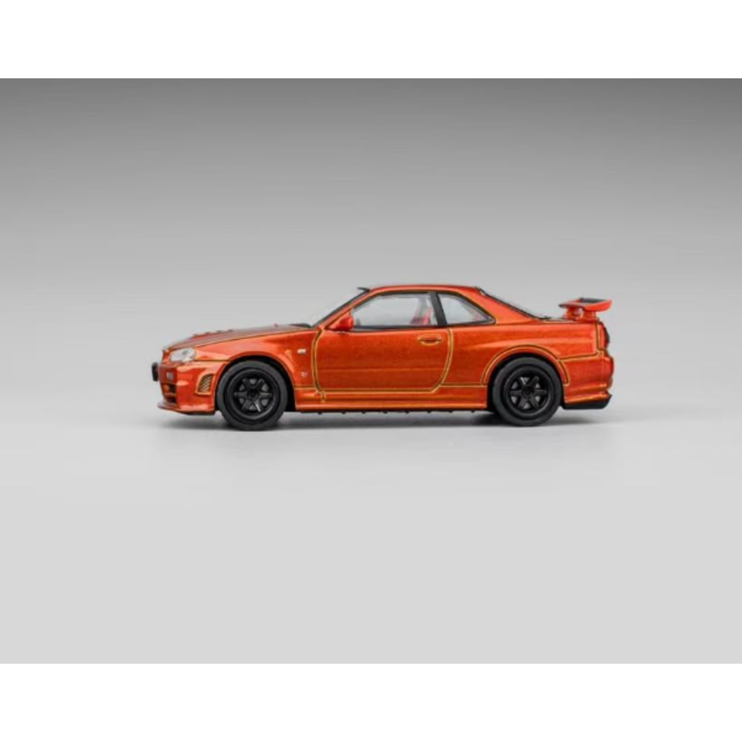Shadow 1:64 Nissan Skyline GT-R R34 Z-Tune Diecast Model Car | Premium Collectible with 3 Color Variants