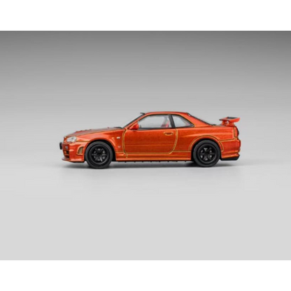 Shadow 1:64 Nissan Skyline GT-R R34 Z-Tune Diecast Model Car | Premium Collectible with 3 Color Variants