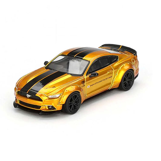 MINI GT 1:64 LB-WORKS FORD MUSTANG LB Gold MGT00847 - Jaiman Toys