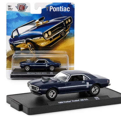 M2 Machines 1:64 1968 Pontiac Firebird 400 H.O. Die-Cast Model Car | R96 23-18 | Limited 9,600 PCS Worldwide | Classic American Muscle Car Collectible