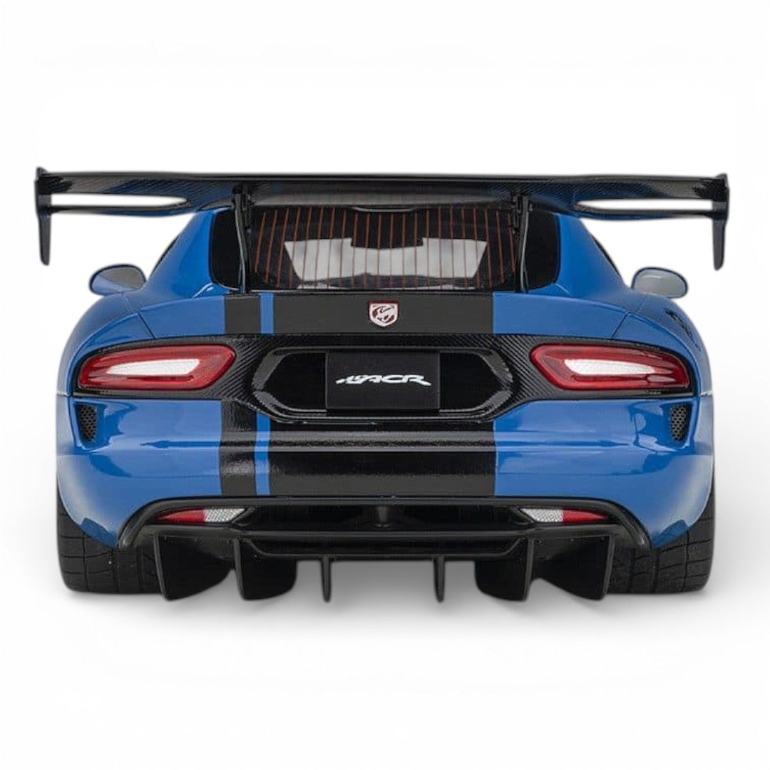 Hone Model 1:64 Dodge Viper ACR Competition Blue Diecast Model Car | Premium Racing Edition Collectible