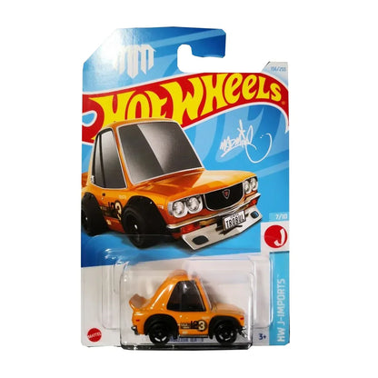 Hot Wheels 1:64 Scale 5-Car Die-Cast Set | ’71 Lamborghini Miura SV, Dessert Drifter HTD87, Mazda RX-3, Rally Speciale & HW Modified Punk Rod