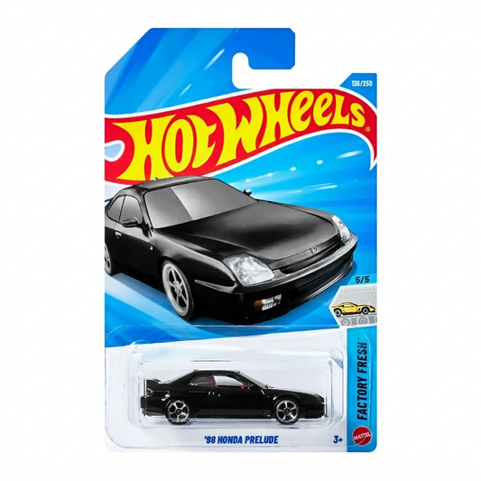 Hot Wheels 1:64 Scale 5-Car Set – '98 Honda Prelude, Decidedly Go, Polestar TRX, Rodger Dodger & Street Wiener