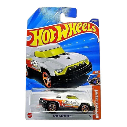 Hot Wheels 5-Car Die-Cast Set – BMW 635 CSi + Monteracer Purple X-Raycers 4/10 + Terra-Tracktyl JBB23 + Birthday Burner Pink + Max Steel Rod Squad | 1:64 Scale